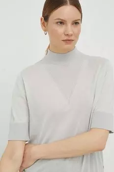 Хлопковый свитер G-Star Raw, серый