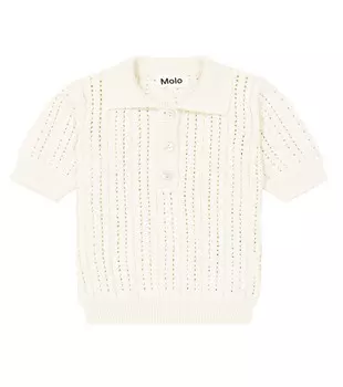 Хлопковый свитер Gretel Molo, бежевый