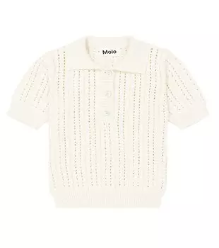 Хлопковый свитер gretel Molo, синий