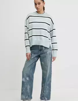 Хлопковый свитер Guess Jeans, синий