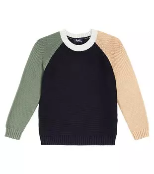 Хлопковый свитер Il Gufo, синий