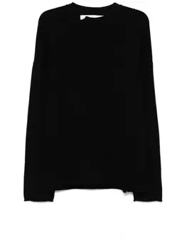 Хлопковый свитер Isabel Benenato, черный