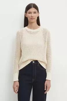 Хлопковый свитер Levi's, бежевый