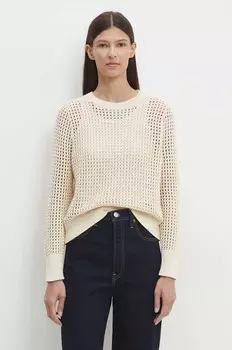 Хлопковый свитер Levi's, бежевый