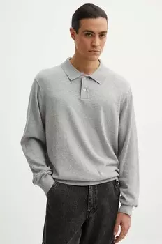 Хлопковый свитер Levi's, серый