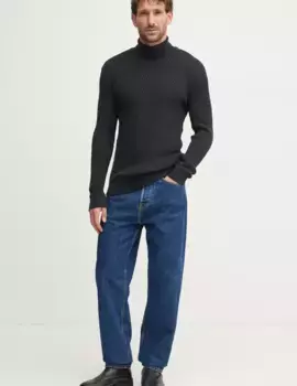 Хлопковый свитер Lindbergh, темно-синий