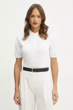 Хлопковый свитер Luisa Spagnoli, белый