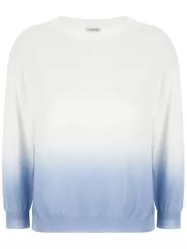 Хлопковый свитер Malo, белый