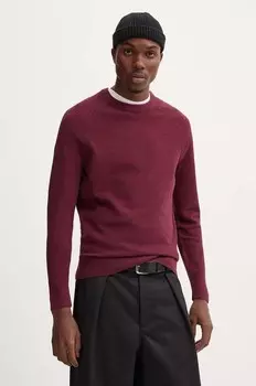 Хлопковый свитер Marc O'Polo, бордовый