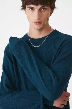 Хлопковый свитер Medicine, бирюзовый