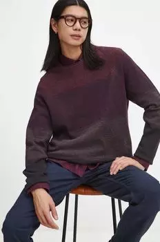 Хлопковый свитер Medicine, бордовый