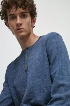 Хлопковый свитер Medicine, темно-синий