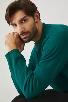 Хлопковый свитер Medicine, зеленый