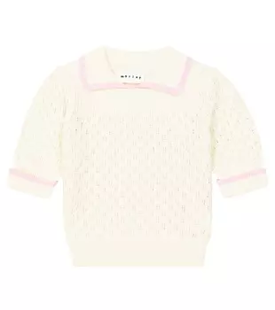 Хлопковый свитер Morley, белый