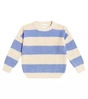 Хлопковый свитер myra в полоску The New Society, мультиколор