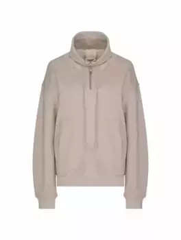 Хлопковый свитер на молнии Helmut Lang, серый