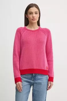 Хлопковый свитер PALMA Pepe Jeans, розовый