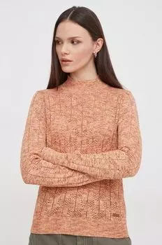 Хлопковый свитер Pepe Jeans, бежевый