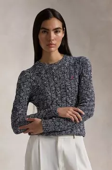 Хлопковый свитер Polo Ralph Lauren, бежевый