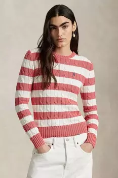 Хлопковый свитер Polo Ralph Lauren, красный