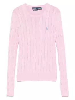 Хлопковый свитер Polo Ralph Lauren, розовый