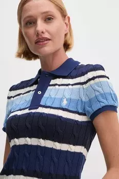 Хлопковый свитер Polo Ralph Lauren, синий