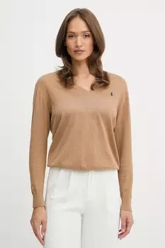 Хлопковый свитер Polo Ralph Lauren, зеленый