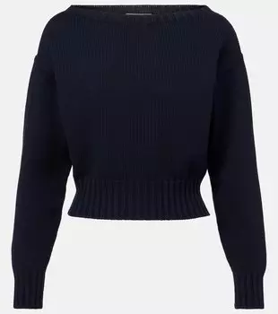 Хлопковый свитер Prada, синий
