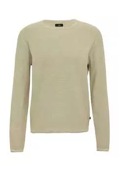 Хлопковый свитер Qs, коричневый