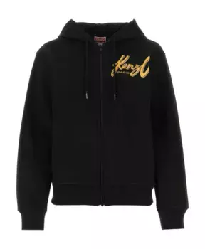 Хлопковый свитер R Kenzo, черный