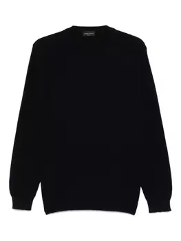 Хлопковый свитер Roberto Collina, синий