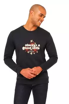 Хлопковый свитер с длинными рукавами Vellapais Serrano, цвет Navy Blue