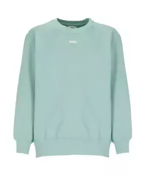 Хлопковый свитер с контрастным логотипом Autry, зеленый