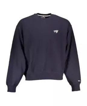 Хлопковый свитер с логотипом Tommy Hilfiger, синий