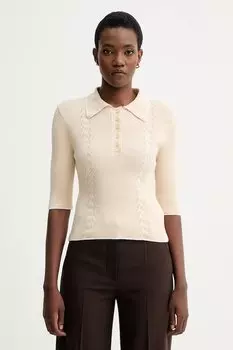 Хлопковый свитер Sessun, бежевый