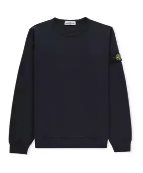 Хлопковый свитер Stone Island, синий