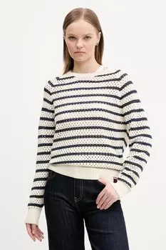 Хлопковый свитер Superdry, бежевый