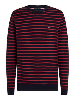 Хлопковый свитер Tommy Hilfiger, красный