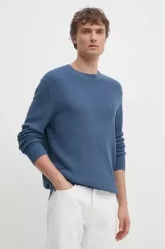 Хлопковый свитер Tommy Hilfiger, синий
