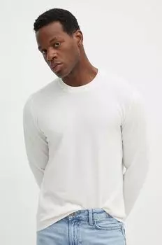 Хлопковый свитер United Colors of Benetton, бежевый