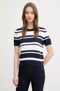 Хлопковый свитер United Colors Of Benetton, темно-синий