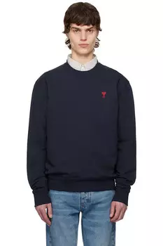 Хлопковый свитшот Ami de Coeur Ami Paris, синий