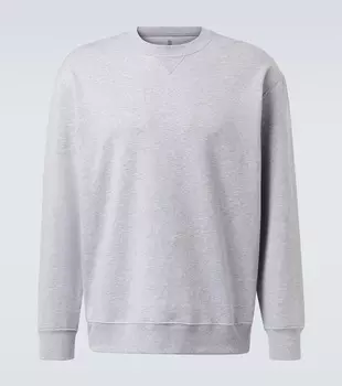 Хлопковый свитшот Brunello Cucinelli, Grigio
