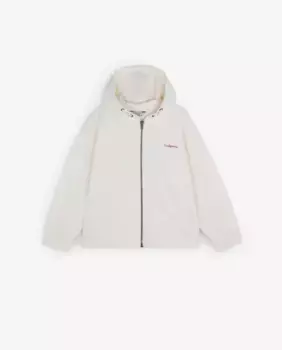 Хлопковый свитшот для девочек с застежкой-молнией и капюшоном Scalpers, белый