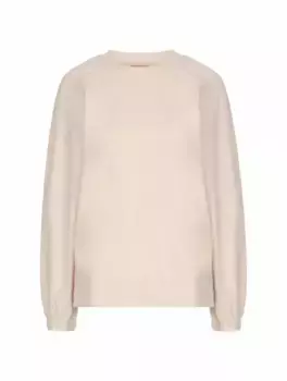 Хлопковый свитшот Eberjey, бежевый