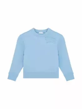 Хлопковый свитшот EKD Burberry, синий