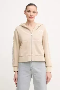 Хлопковый свитшот Pinko, бежевый