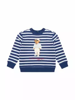 Хлопковый свитшот Polo Bear Ralph Lauren, мультиколор