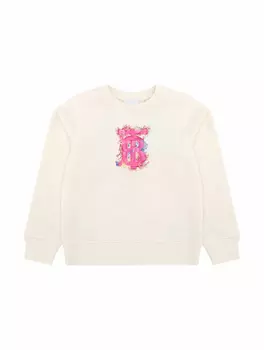 Хлопковый свитшот с логотипом Burberry