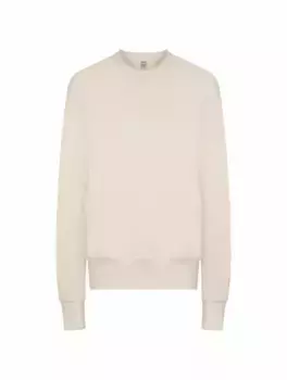 Хлопковый свитшот TOTEME, белый